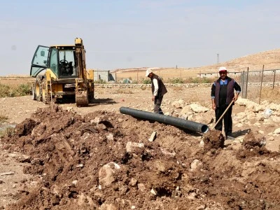 Tekel Mahallesi’ne 300 Metrelik Kanalizasyon Hattı Döşendi