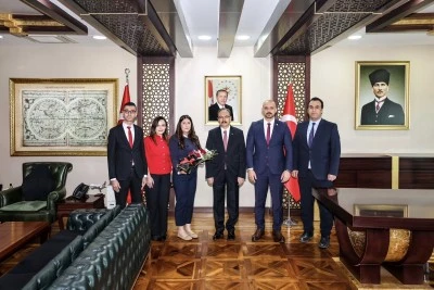 T&Uuml;İK&rsquo;ten Siirt Valiliği&rsquo;ne 100. Yıl Ziyareti