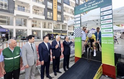 T&uuml;rkiye Yol Bisikleti Şampiyonası Siirt'te başladı