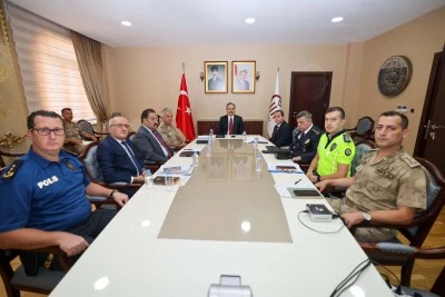 Vali Kızılkaya, İçişleri Bakanlığı’nın trafik güvenliği toplantısına katıldı