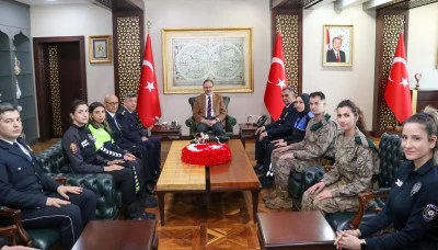 Vali Kızılkaya, Polis Haftası’nda Emniyet Teşkilatını Ağırladı