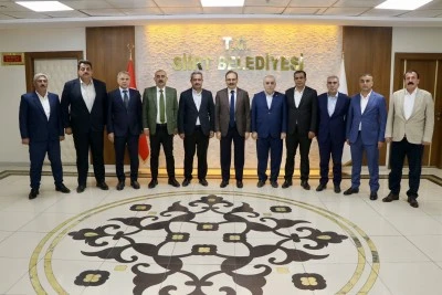 Vali Kızılkaya, Siirt İl Genel Meclisi Başkanı ve Üyelerini Kabul Etti
