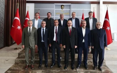 Vali Kızılkaya, Siirt İl Genel Meclisi Heyetini Kabul Etti