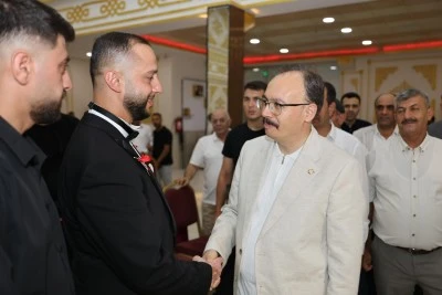 Vali Kızılkaya Şirvan’da düğüne katıldı