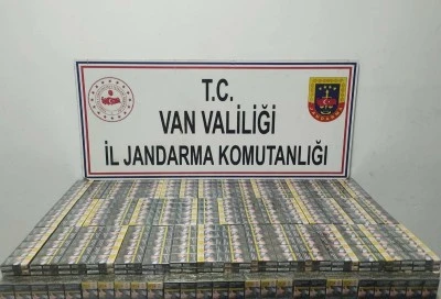 Van'da 1980 paket kaçak sigara ele geçirildi