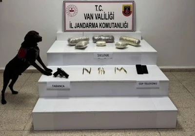 Van'da 4 kilo 311 gram skunk ele geçirildi