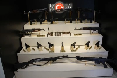 Van'da bir yılda 185 ruhsatsız silah ele geçirildi