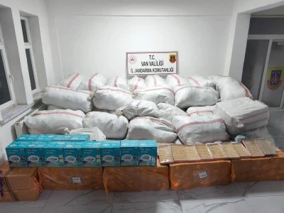 Van'da gümrük kaçağı malzemeler ele geçirildi