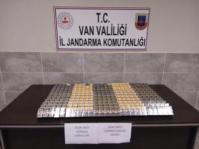 Van'da gümrük kaçağı sigara ve malzeme ele geçirildi