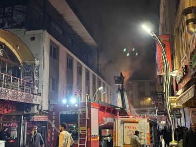 Van'da otelde çıkan yangın söndürüldü