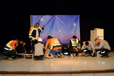 Van'da &quot;VEDAŞ'ta İSG Başkadır&quot; oyunu sahnelendi