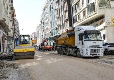 Van'da yol yenileme çalışmaları sürüyor