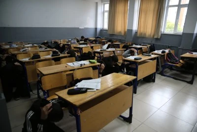 Van'daki okullarda &quot;tahliye tatbikatı&quot; yapıldı