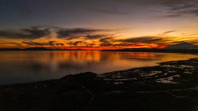 Van Gölü'nde gün batımı