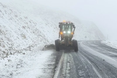 Van'ın yüksek kesimleri kar yağışıyla beyaza büründü