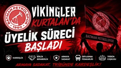 Vikingler Kurtalan'da &Uuml;yelik S&uuml;reci Başladı