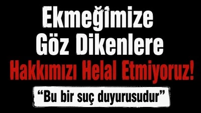 Yerel Basının ortak a&ccedil;ıklaması!