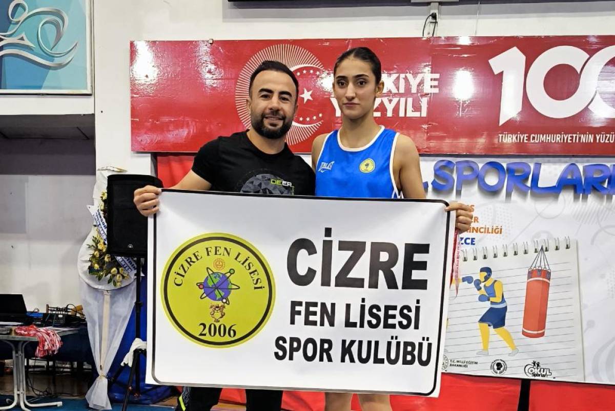 Şırnaklı milli sporcu Pınar Benek Türkiye şampiyonu oldu