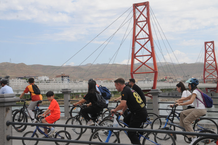 Cizre'de bisiklet turu düzenlendi