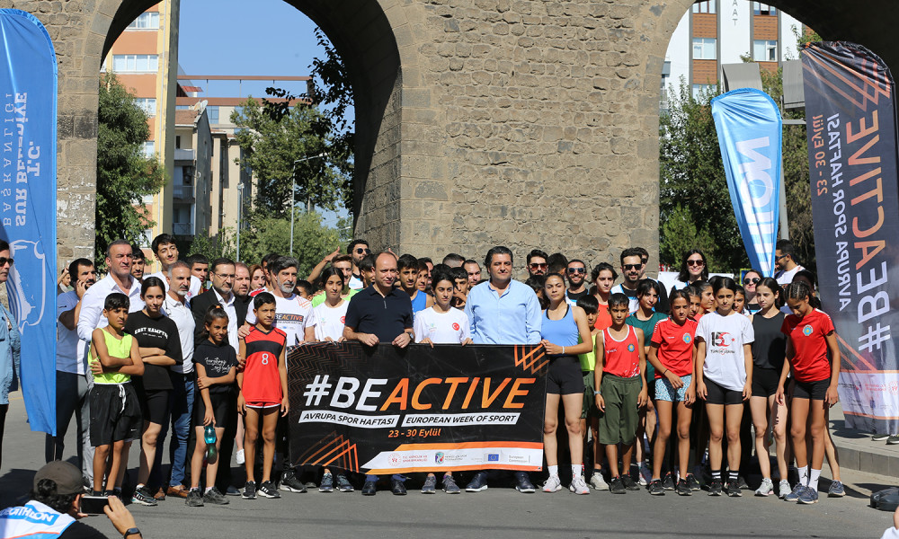 Diyarbakır’da "Avrupa Spor Haftası" kapsamında atletizm yarışması düzenlendi