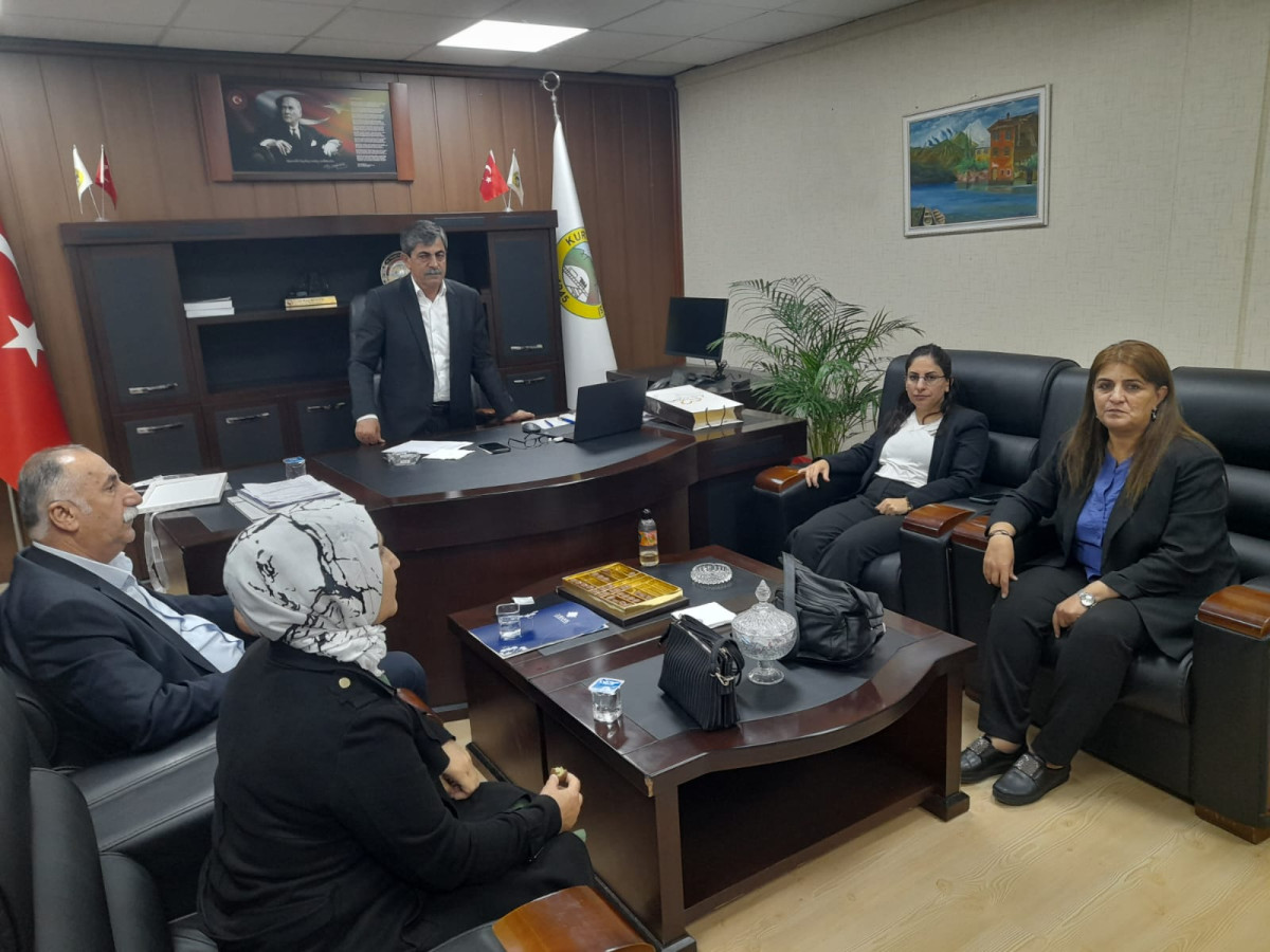 Siirt Belediye eş başkanlarından Bingöl ve Aktin’e ziyaret
